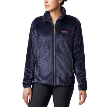 Columbia Fire Side II Sherpa Full Zip Fleece, Chamarras Azul Marino Para Mujer | 864395-ITW